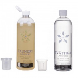 Paket med Ekologiskt Tvättmedel laundry och tvättika Lavendel