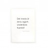 Trätavla "Underbar framtid"