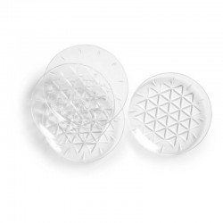 Picknick Tallrik 4 pack transparent