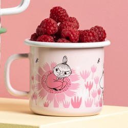 Emaljmugg Mumin Trädgård , Flickor 2,5 dl