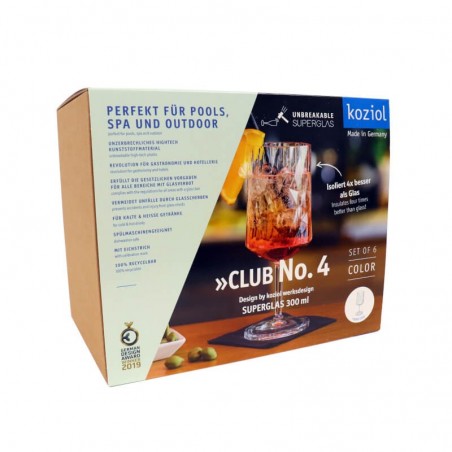 CLUB NO. 4 Vinglas 350ml, crystal