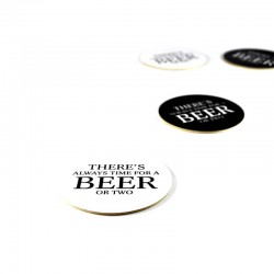 Glasunderlägg 4-pack "Beer"
