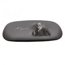 Glasögonetui med putsduk Sigmund Freud