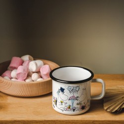 Emaljmugg Mumin Date kväll 3.7 dl