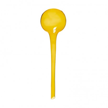 Bevattningsboll glas 28 cm gul