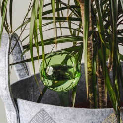 Bevattningsboll glas 28 cm grön