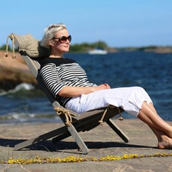 EcoChair vilstol i grå furu