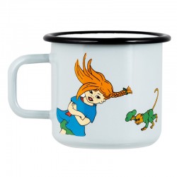 Emaljmugg Pippi Starkaste flickan i världen