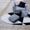 Ullmatta i New Zealand Wool. Stockholm Sergel 90x200 cm ellips