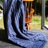 Blåttöverkast Metallo Navy 180 cm x 270 cm