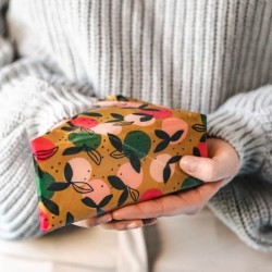 Premium bivaxduk ostduk XL 30 x 40 cm, som används för hållbar förvaring av mat