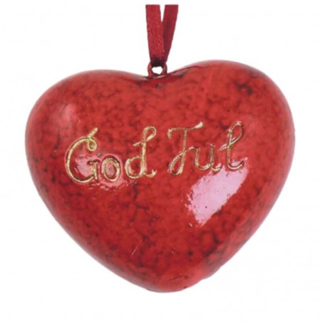 Rött hjärta God Jul