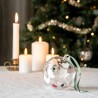 Mumin Julkula i glas Festive Spirits 9 cm i diameter från Muurla
