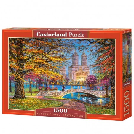 Pussel Autumn Stroll, Central Park 1500 bitar