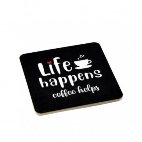 Kylskåpsmagnet Life happens