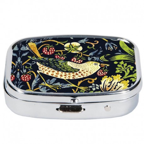 Pillerask med spegel William Morris strawberry Theif