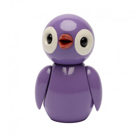 Spring Birds Playful Purple vårfågel i trä från Spring Copenhagen