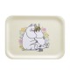 Bricka Mumin Flowers 27 X 20 cm i björkfaner från Muurla