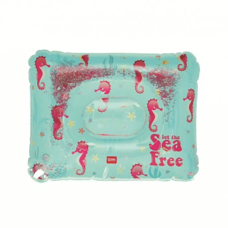 Upplåsbar kudde sjöhäst