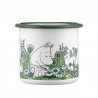 Mumin emaljmugg I trädgården  3.7 dl